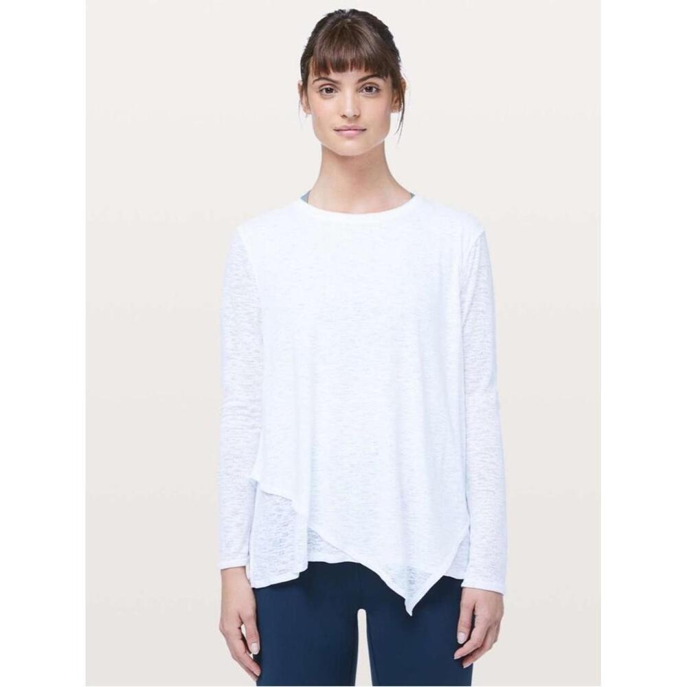 Lululemon Sweetest Day Long Sleeve *Burnout
White